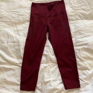 Old Navy | Elevate Legging Go Dry | Deep Red